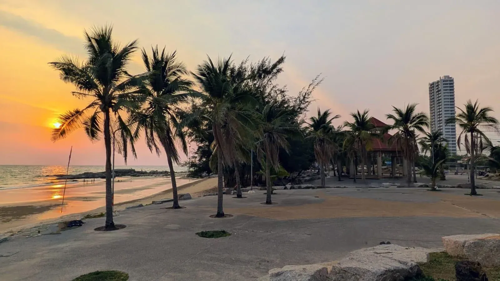 Sunset at the beach